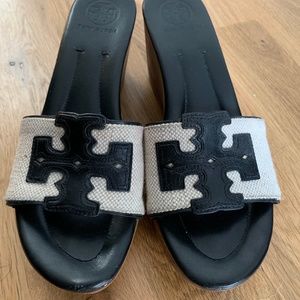 Tory Burch Wedge Slide Sandal size 8.5